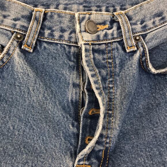 CARMAR Emelia Straight Leg Jean Women Sz 28 Blue Distressed Gorpcore Grunge Boho - Picture 5 of 11